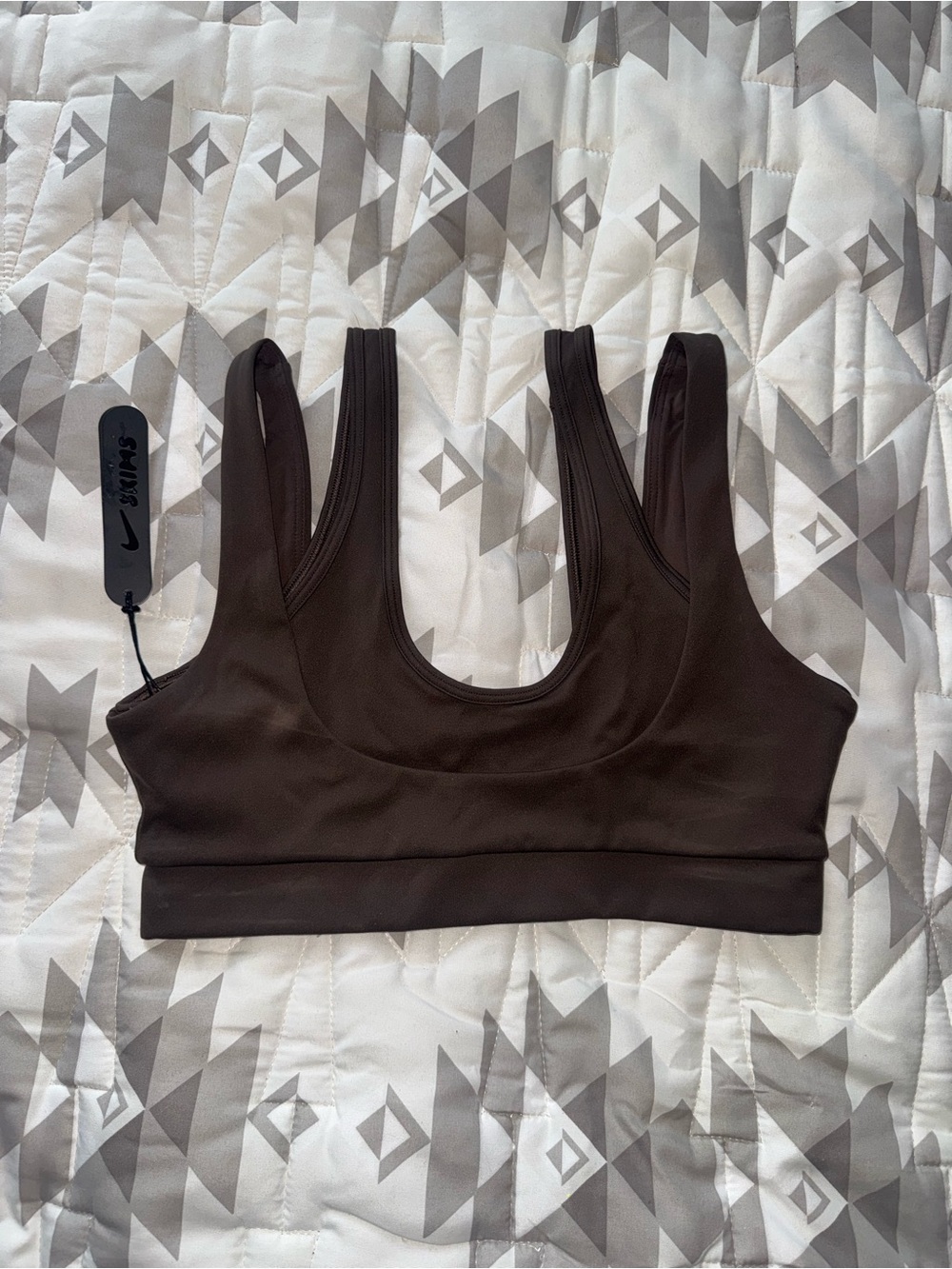 Nike Skims Matte Double Strap Scoop Bra